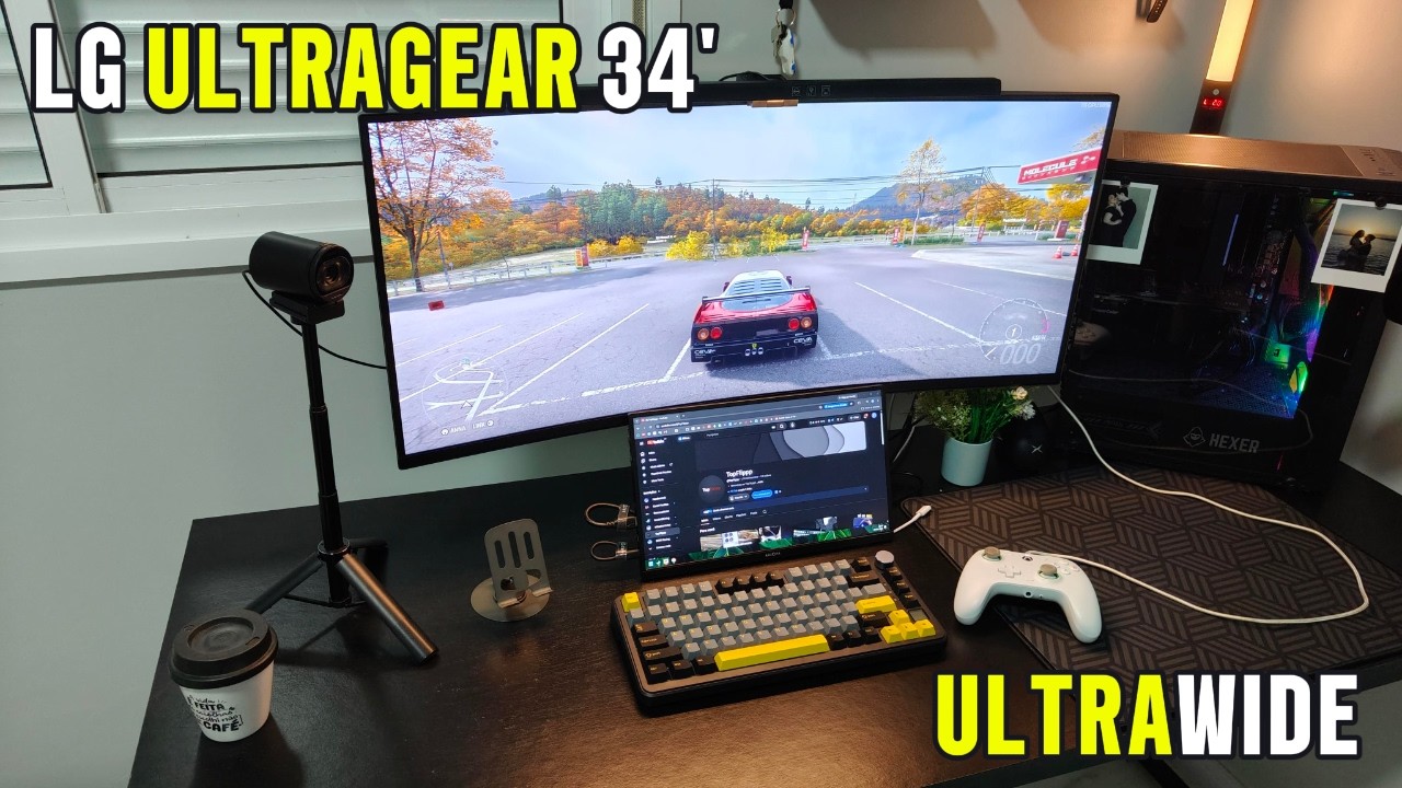 Miniatura da avaliação em vídeo de Monitor LG UltraWide 34U620B 34" VA 2K WQHD 144Hz