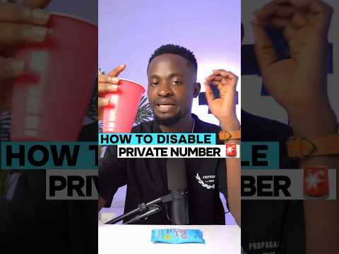 How to disable private number on your phone #viralvideo #smartphone #techtech #shortvideos #android