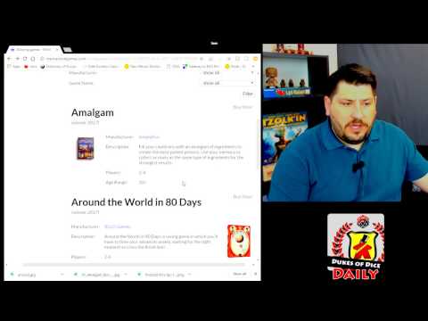 MENSA SELECT WINNERS 2017 | Dukes of Dice Daily - May 1, 2017 Vlog