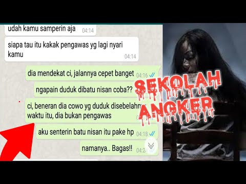 SEKOLAH ANGKER! CHAT STORY HORROR INDONESIA