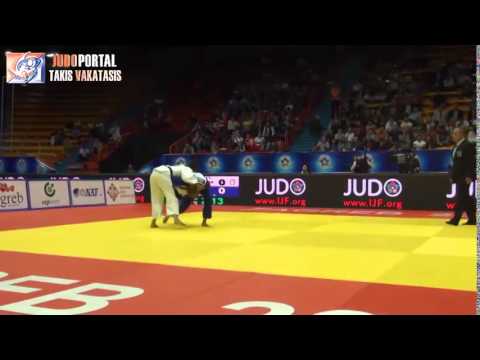 Judo Grand Prix Zagreb 2014 Bronze -57kg OHAI Loredana (ROU) - BEDETI Vlora (SLO)