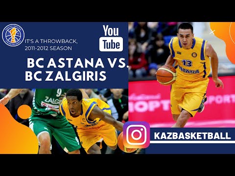BC Astana vs. BC Zalgiris, 9 October 2011.  First home game in the history of BC Astana