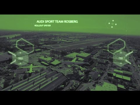 Roullout Speyer Trailer mit Jamie Green und Adrien Tambay für Audi Sport Team Rosberg