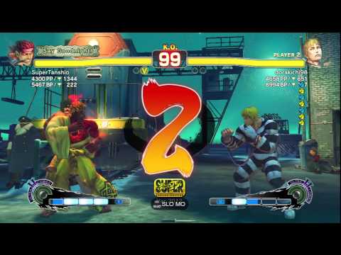 SSF4 AE Ver. 2012: SuperTanshio [Evil Ryu] vs. dorakichi98 [Cody] - PSN Ranked Match