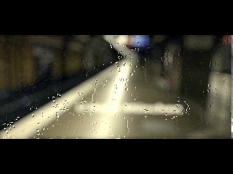 Regentropfen auf Glas -Rain Drops on Glas