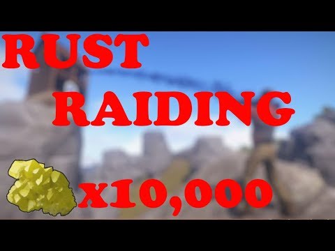 RAIDING MY RICH NEIGHBORS!!! RUST ZERG RAIDING