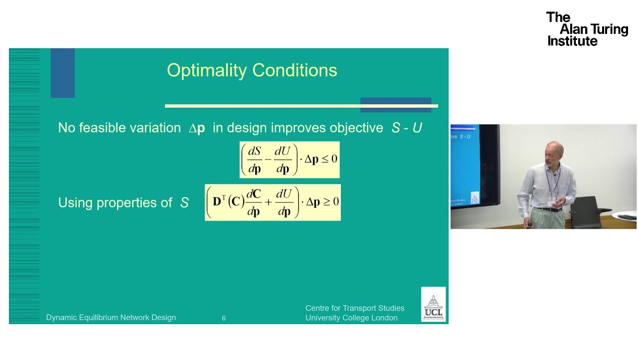 Researching dynamic analysis of road traffic flow and traffic signal systems: Ben Heydecker, UCL