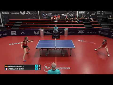 Annett Kaufmann (GER) vs Agathe Avezou (FRA) | U15 Final | 2021 WTT Youth Contender Havirov