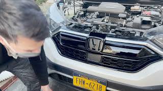 2020-2021 Honda CRV front bumper and grill removal replacement