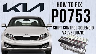 Test & Fix P0753 Shift Control Solenoid Valve "A" Electrical (UD/B) | KIA Optima (TF) 2011-15