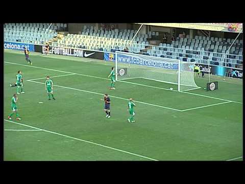 Resumen FC Barcelona B - SD Ponferradina (2-1) Jornada 5