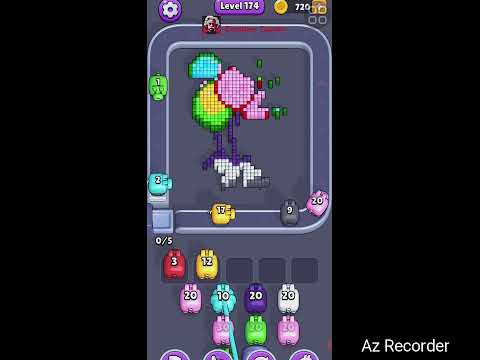 Pixel Flow Level 174 Walkthrough