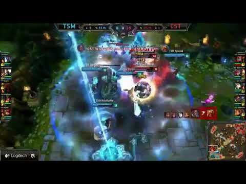 TSM Bjergsen Gragas VS Coast Shiphtur Ahri Highlights {Epic}   NA LCS 2014 Spring W6D1 HQ