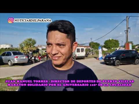 Juan Manuel Torres - Director De Deportes - Maraton Solidaria En El Marco Del Aniversario De Vilelas