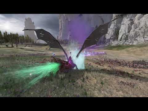 Malekith vs Karl Franz Cinematic domination battle Total War: Warhammer 3