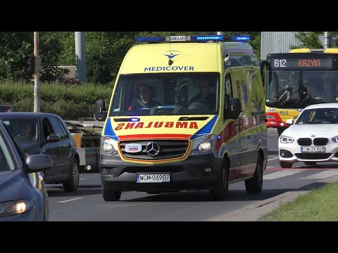 Alarmowo Karetka Pogotowia Ratunkowego, Transport Krwi i Policja we Wrocławiu -