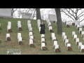 US Army Honor Guard 21 gun salute and Taps at Arlington National Cemetery