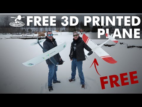 Insanely Light First 3D printed plane!!!😱