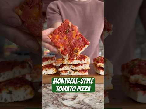 Homemade MTL tomato pizza. Have you ever tried it? 🍕👌🏼#pizza #food #foodie #recipe #shorts #howto