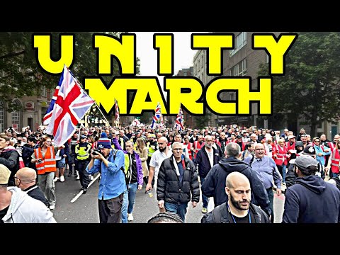 British Patriots march for unity with Tommy Robinson June 1st 2024