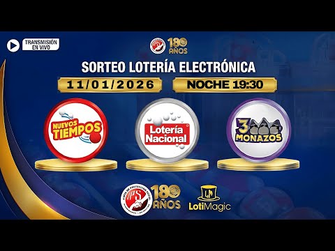 Sorteo JPS EN VIVO 11/01/2026 | Nacional, 3 Monazos y Nuevos Tiempos | LotiMagic