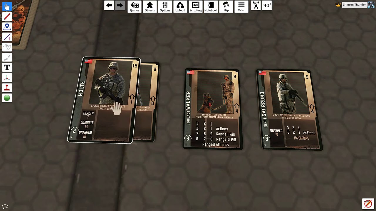 Tabletop Simulator: Warfighter (Intro) *see discription for errors i made*