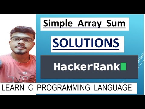 Simple Array Sum Hackerrank Solution Explain In Details C Programming Simple Array Sum