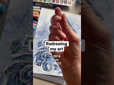 Redrawing my art 2016 vs 2022