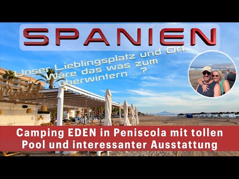 Camping Eden in Peniscola, Spain. 🏰 No shuttle service needed to get into the action. But what