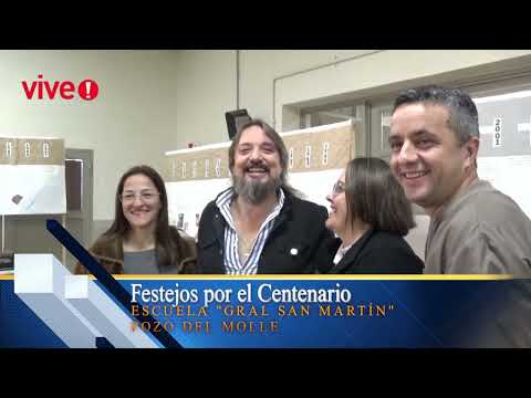 Festejo y reencuentro de exalumnos en el Centenario de la escuela San Martín de Pozo del Molle