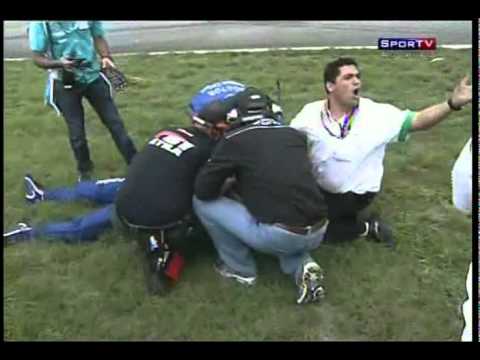 Brazilian Racer Narrowly Escapes Being Burned Alive