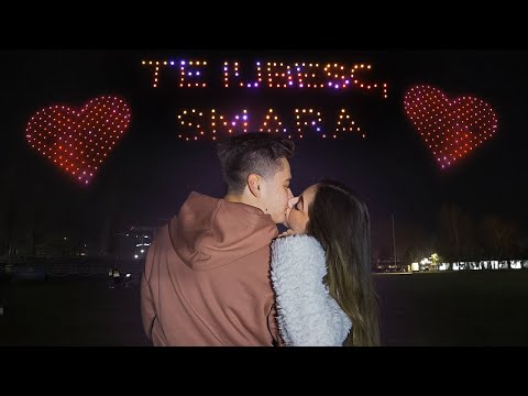 MI-AM SURPRINS IUBITA CU CEL MAI MARE SHOW DE DRONE DE ZIUA EI