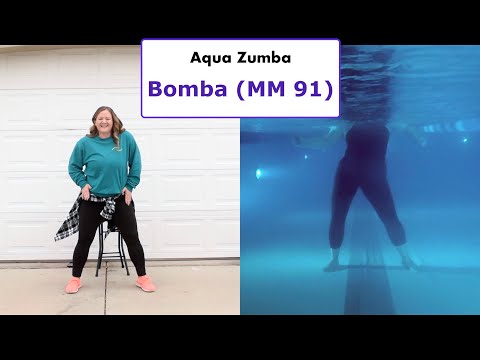 Aqua Zumba "Bomba" (MM 91) --- Split Screen ---