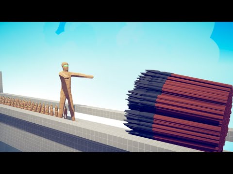CAN 100x ZOMBIE MUMMY + GIANT CROSS THE BRIDGE? - TABS | Totally Accurate Battle Simulator 2023