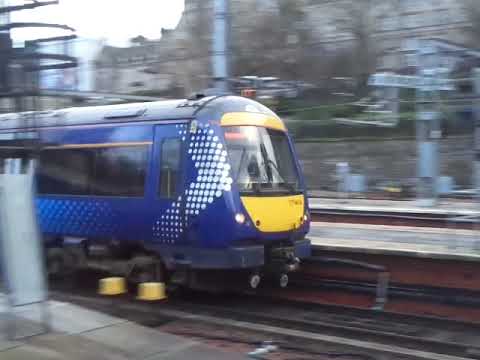 The Class 170 'Turbostar' Abellio ScotRail No.170414 was leaves at Edinburgh. (V2)