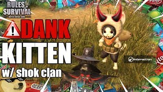 BEWARE OF THE DANK KITTEN! It *HATES* Me! // PHAT Carries w/ shok clan! // Rules of Survival Mobile