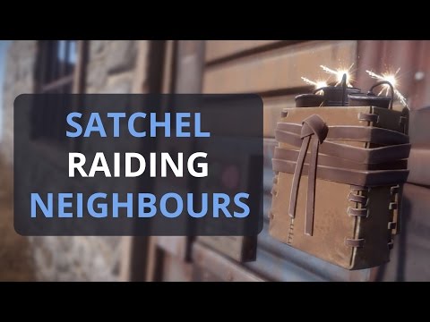SATCHEL CHARGE RAIDING MY NEIGHBOURS! Rust Solo Survival #5 S2 Ep2