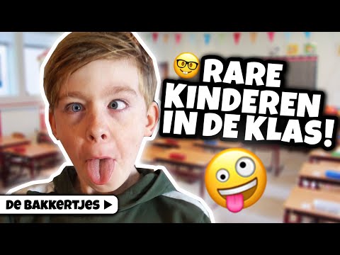 TOP 10 RARE KINDEREN OP SCHOOL !! 🤪 - De Bakkertjes #298
