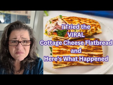I Tried the VIRAL Cottage Cheese Flatbread and Here's What Happened...