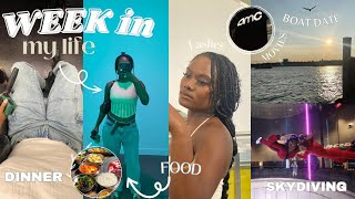 NYC VLOG VISUAL DAIRY: WEEK IN MY LIFE  I Indoor skydiving + bf birthday + dinner in city and more