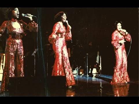 The Supremes Mary Wilson Scherrie Payne and Susaye Greene on TV 1976