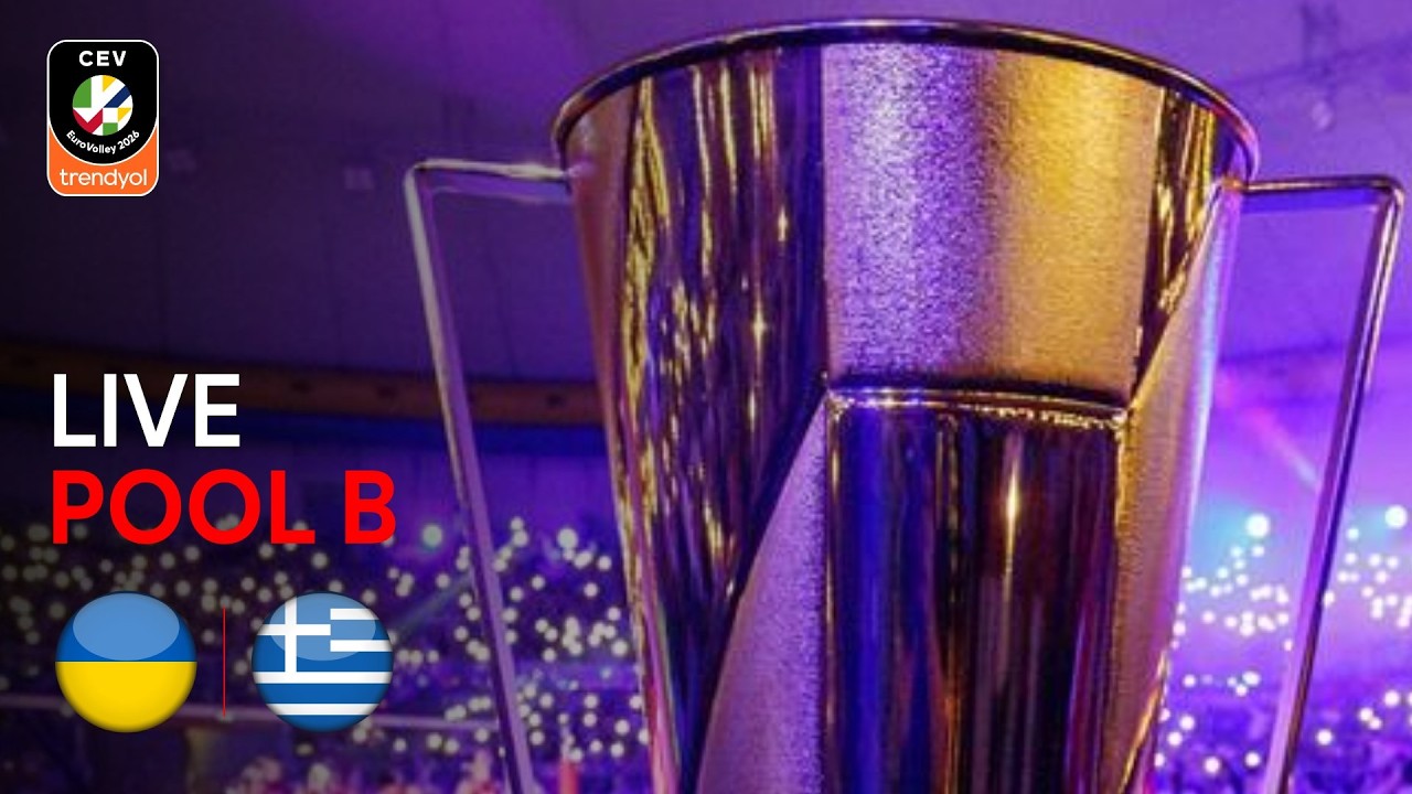 LIVE | Ukraine vs. Greece | CEV Trendyol EuroVolley 2026 | Women | Pool B