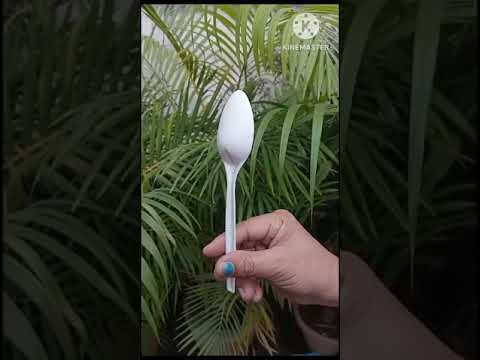 White 7 Inch Spoon, For Home video by Cosmos Eco Friends