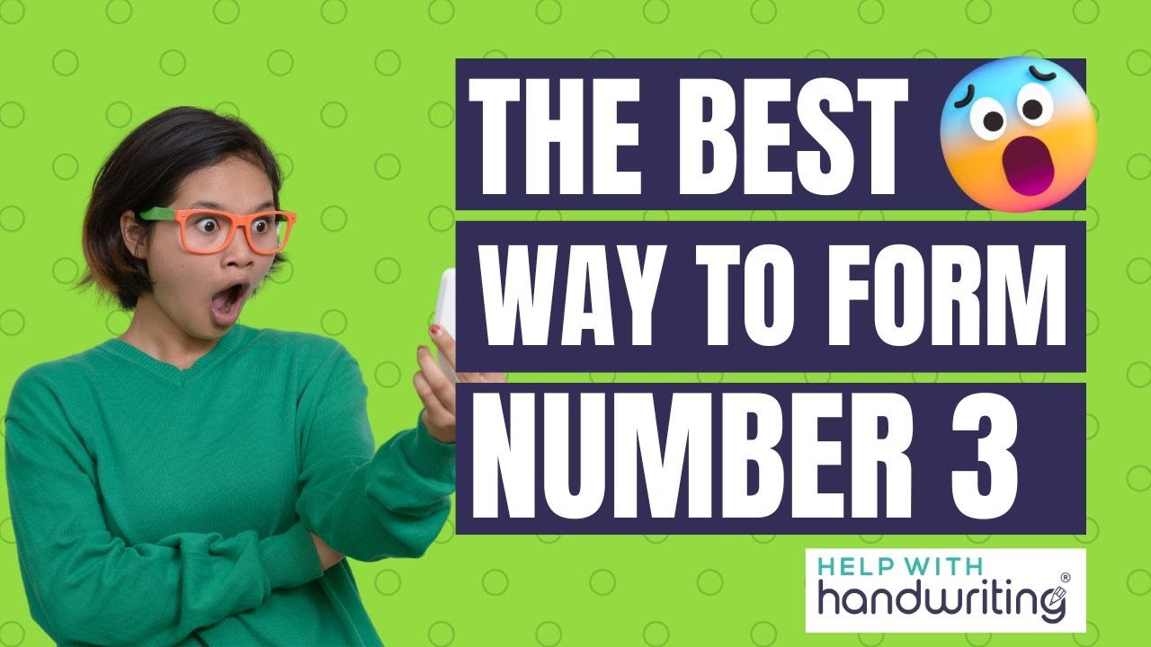 What's the best way to form the number 3?