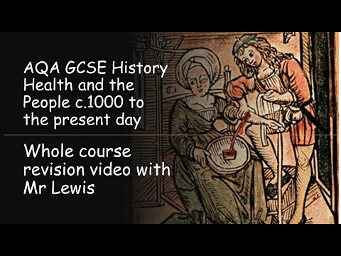 AQA GCSE History Paper 2: Health and the People WHOLE COURSE revision video