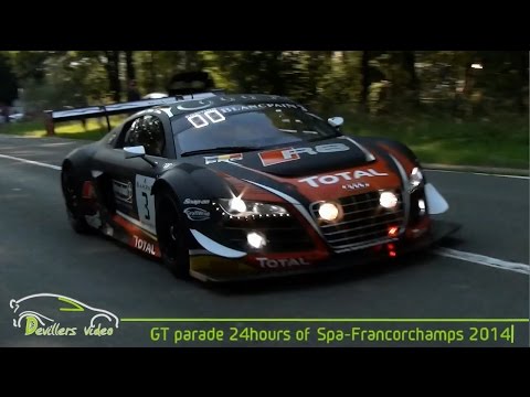 Total 24 Hours of Spa-Francorchamps 2014 | GT parade [HD] Devillersvideo