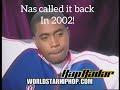 Nas calls out Funkmaster Flex for payola in 2002