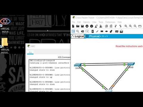 Packet Tracer 6.4.1 - Implement EtherChannel