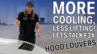 Get The Heat OUT!  Hood Louvers on your F3x/F8x can make a HUGE difference.