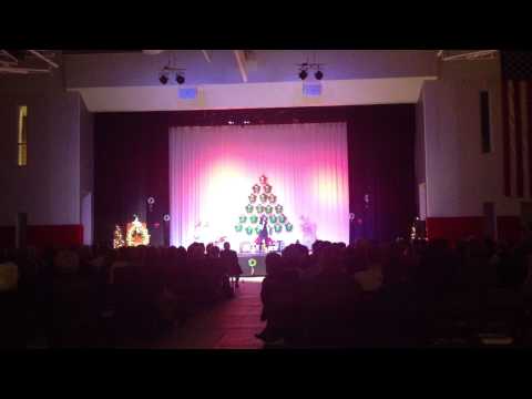 Maddy Singing at Christmas Pagent